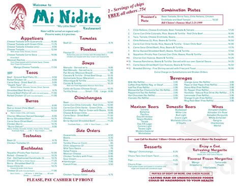 minidito restaurant|mi nidito restaurant tucson arizona.